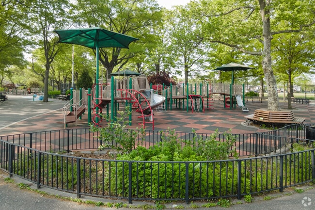 Children of Mill Basin can enjoy the playground anytime during park operating hours.