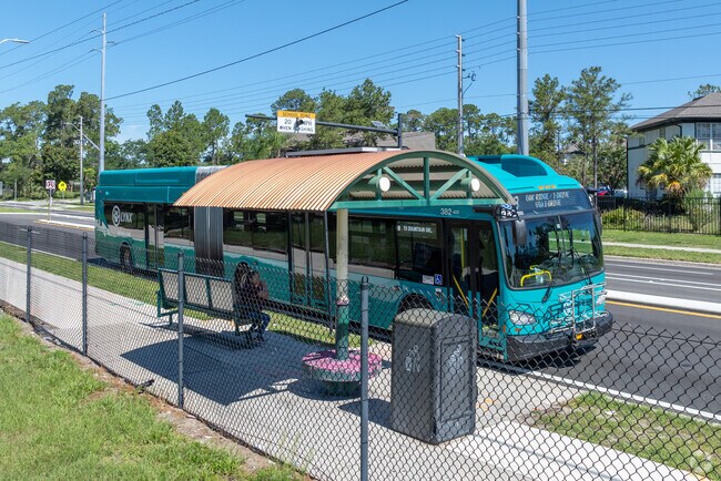 Park Central has several hubs for the Lynx Bus System along Oakridge Road.
