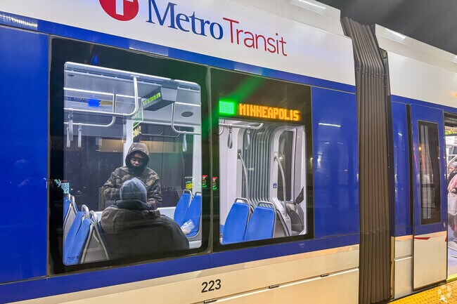 The Metro Green line conveniently connects the neighborhood with Minneapolis and St. Paul.