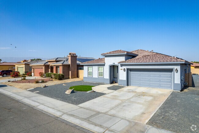Ranch style homes are around every corner in Coachella.