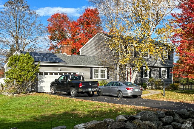 Two-story homes are common in the Amherst neighborhood.