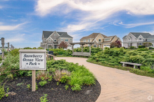Entrance to Old Orchard Beach's  Snowberry Ocean View Park.