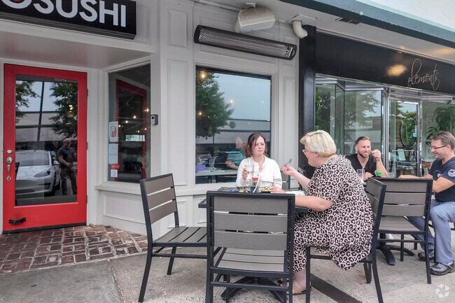 TakoSushi has a great vibe, both inside and outside.