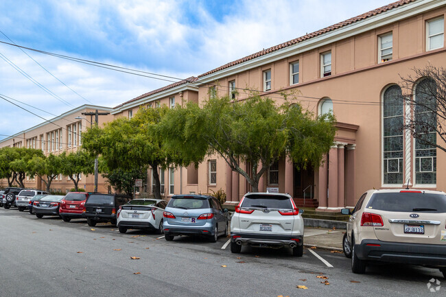 St Anne School stretches for most of a city block.