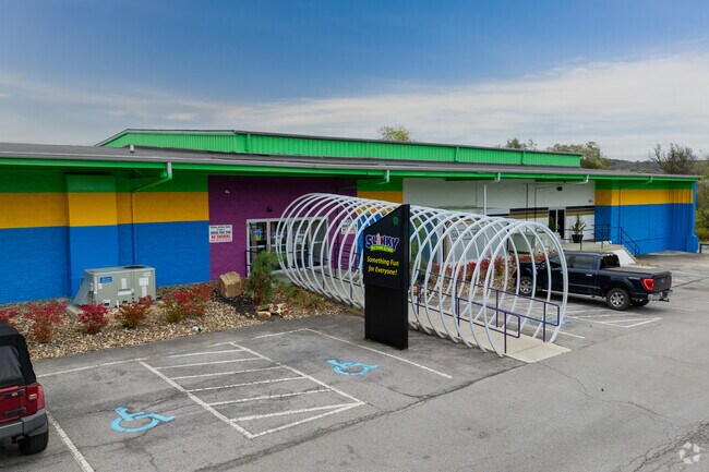 Slinky Action Zone near Allegheny is a great spot to take the kids or have a birthday party.