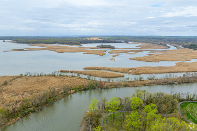 Gunpowder River is a major source of the lifestyle for people living near White Marsh, MD.