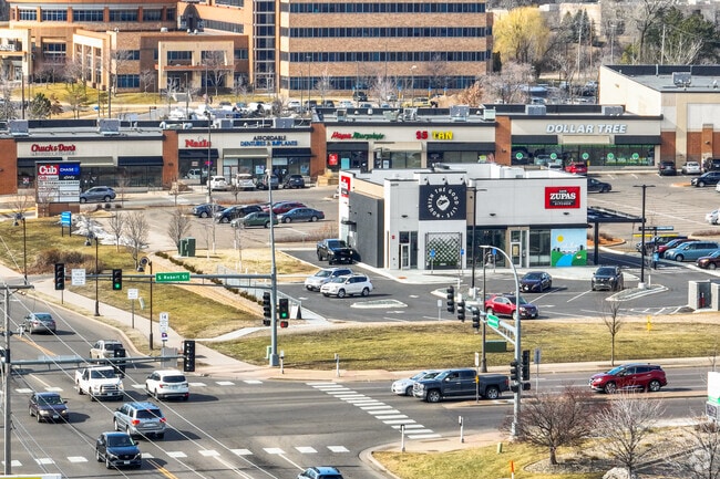 Robert Street is filled with shopping plazas, restaurants and local businesses.