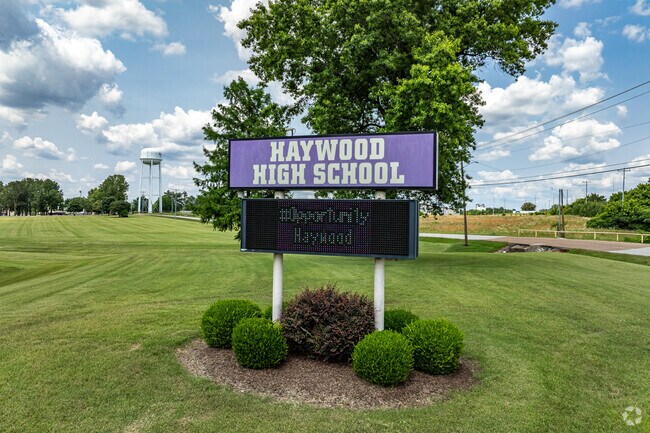 Haywood High School is Brownsville's public high school.