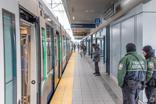 A short trip from the Riverfront community is the Angle Lake Light Rail Station.