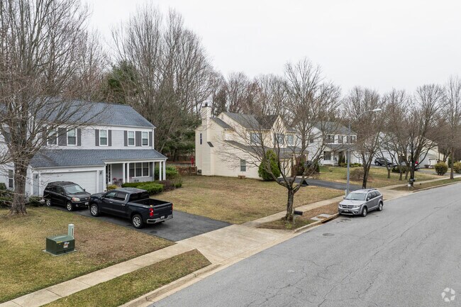 Homes in Glen Allen range from traditional to Colonial style with street parking available for guests.