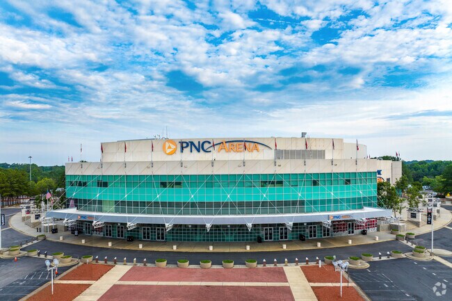 PNC Arena is where the Carolina Hurricanes and NCSU basketball programs play near Umstead.