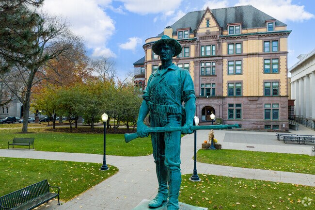 In Sage Park you can learn about the deep American history of Eastside Troy.