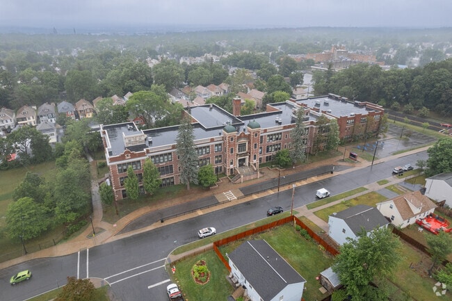 Central park middle school is a large building in the middle of Schenectady educating kids.