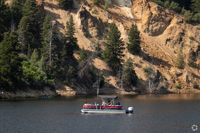 Friends enjoy time together on the Jordanelle Reservoir near Kamas Valley.