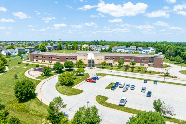 Walnut Hills Elementary School also has a large parking lot on campus.