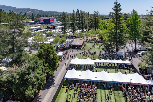 Bottlerock is held at the Napa Valley Fairgrounds.