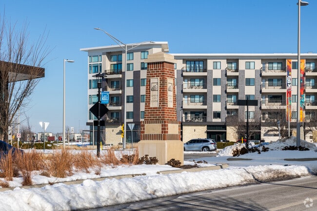 Lenexa City Center, articulated in a citizen-visioning process, is at the core of the Lenexa community and includes living space, a civic center, library, aquatics center and a food court.