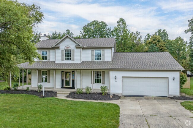 Colonial style homes stand out in Cuyahoga Falls.