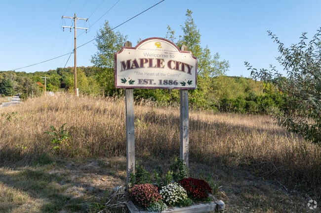 Maple City, MI was established in 1886 in the Leelanau Peninsula.
