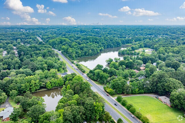 It's just a short drive to Uptown Charlotte from the Hickory Ridge Neighborhood.