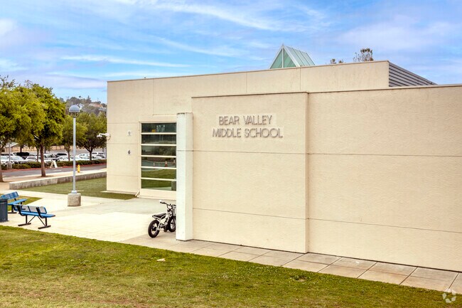 The Bear Valley Middle School in Escondido.
