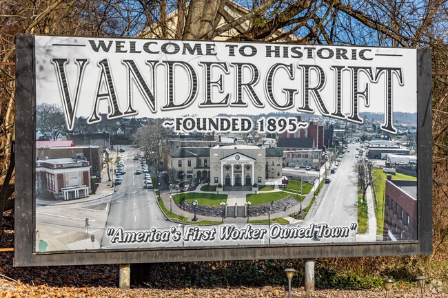 Vandergrift was founded in 1895 east of Pittsburgh, PA.