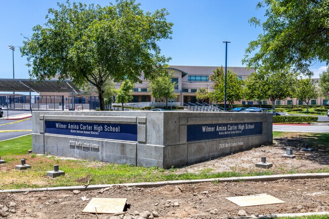 Wilmer Amina Carter High School welcomes students from the Lytle Creek area.