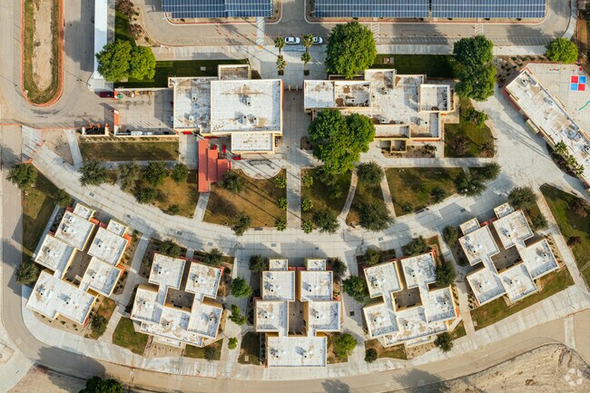 Valle Del Sol Elementary School offers a sprawling campus when viewed from above.