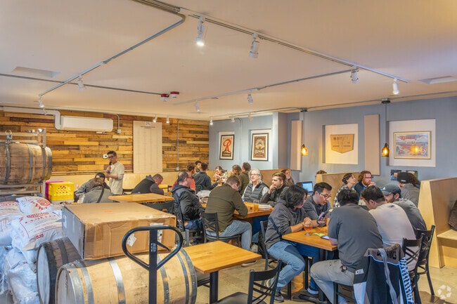 Folks love to gather for the weekly trivia night at Burke-Gilman Brewing Company in Bryant.