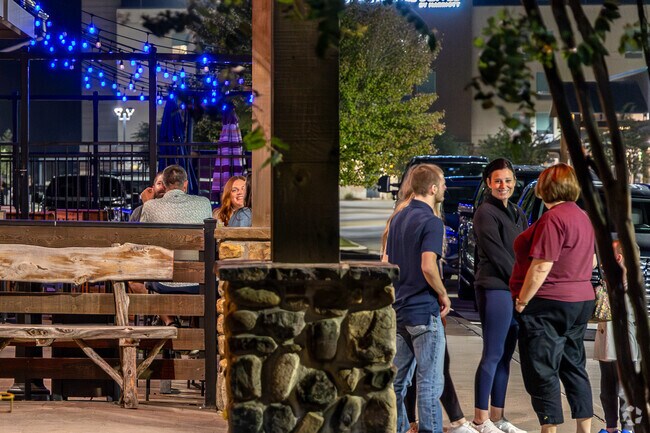 The vibrant Downtown Lindale scene keeps locals entertained.