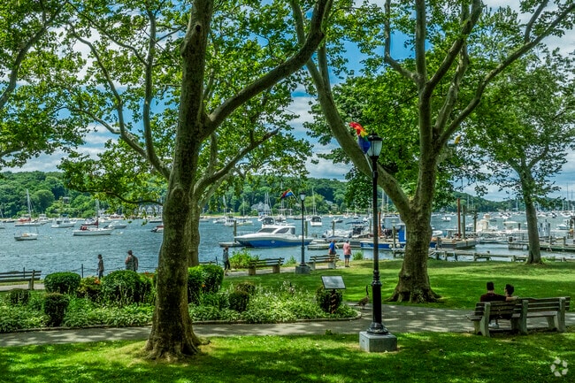 Dock your Boston Whaler in the harbor off Northport Park in nearby Northport.