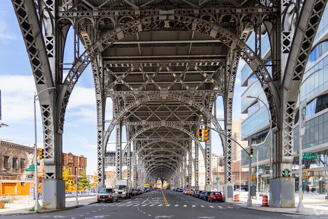 The iconic overpass in Manhattanville is a site to be seen.
