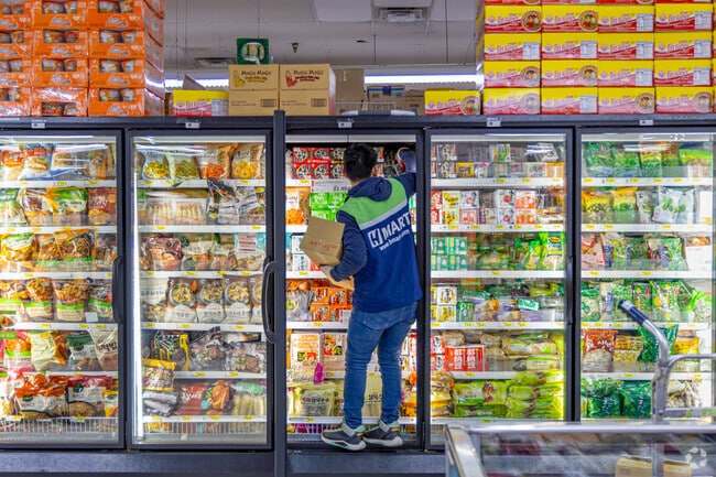 H Mart offers goods found in various Asian supermarkets.