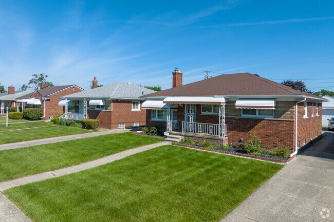 Ranch style homes are found throughout Detroit's Mt. Olivet neighborhood.