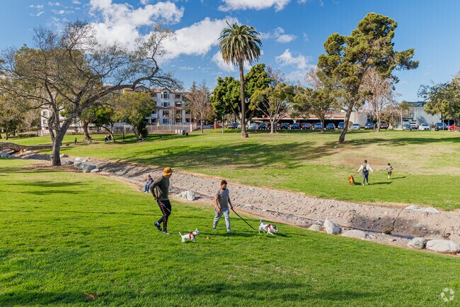 Downtown Chula Vista is a dog walker's paradise with multiple parks.