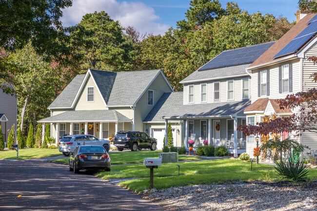 Most homes in Galloway are located on quiet wooded streets.