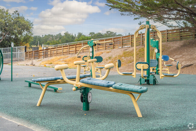 Foothill Public Elementary School playground area, Monterey, California.