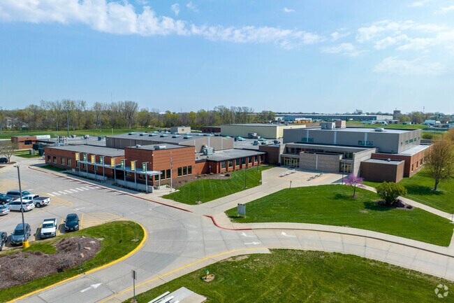 Saydel High School near Norwoodville serves grades 9th through 12th.