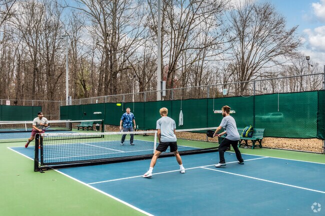 Challenge friends to a pickleball match at Bob Hailey Athletic Complex in Germantown.
