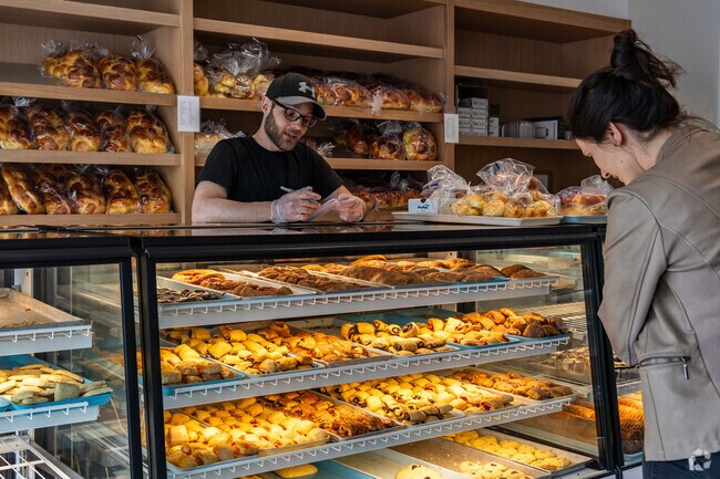 Chat with friendly staff while you pick out pastries at Cheryl Ann's Bakery in South Brookline.