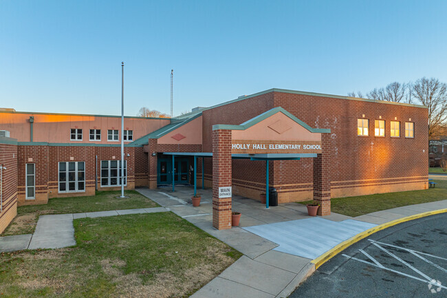 Holly Hall Elementary School features a 14 to 1 student-teacher ratio.