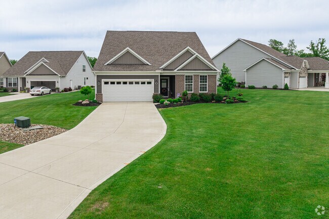Brick ranches with Cape Cod influences are abundant throughout Quail Hollow.