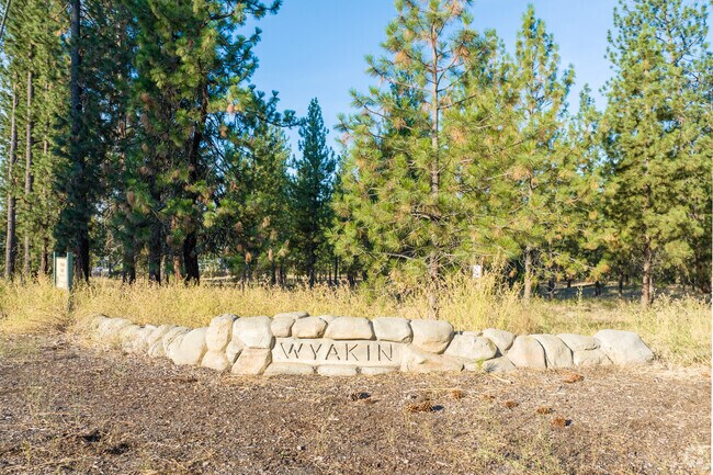 This is the entrance to Wyakin Park located within the Indian Trail neighborhood.
