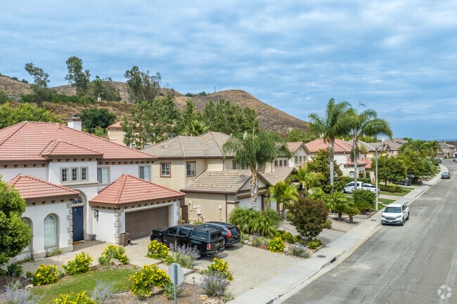 Homes in the Wood Ranch area feature Spanish inspired detailings.
