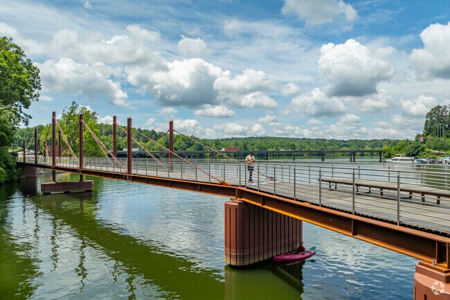 The new Riverwalk takes Northlakes visitors for a beautiful nature walk on Lake Hickory.