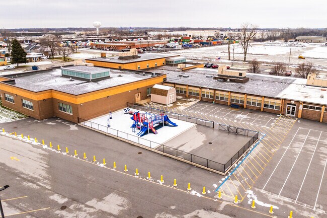 Taft School has a blacktop used for recess.