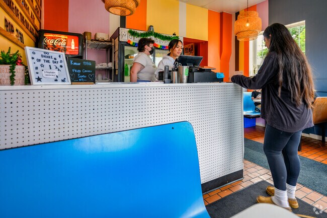 Try a tasty burger and a shake at Nonla Burger, located near Southside.