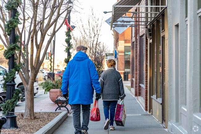 On Main Street in Plattsmouth, residents enjoy shopping at local stores.