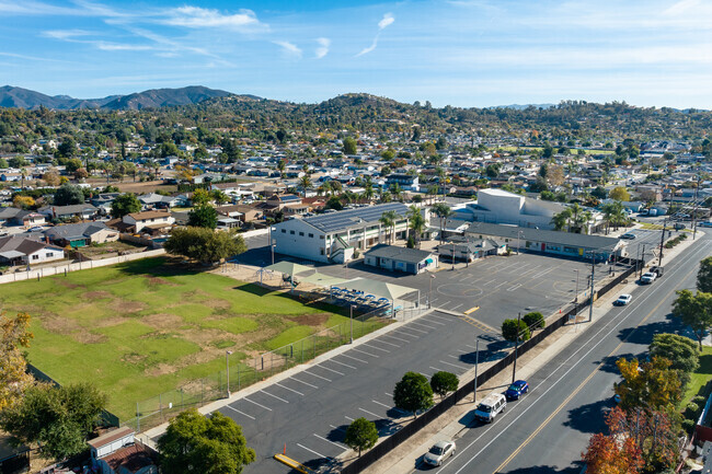 A view from above Christian Elementary in El Cajon.