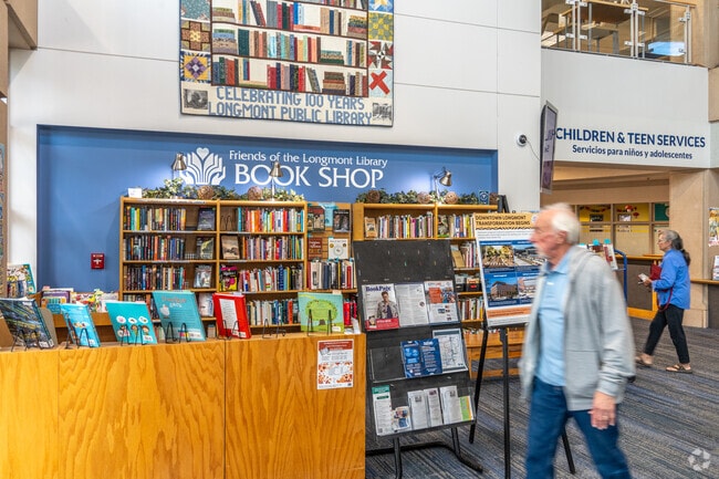 Longmont Library offers a peaceful space for reading, research, and relaxation.